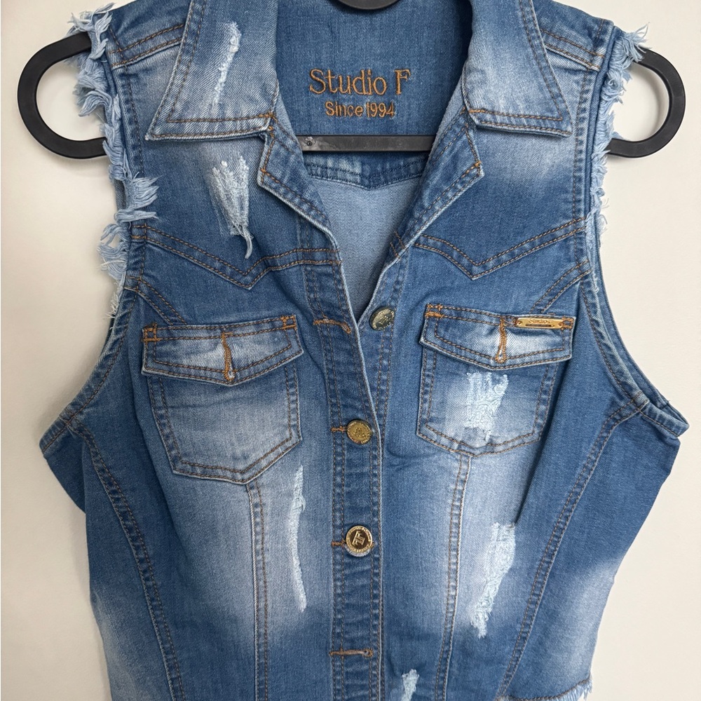 Studio F Blue Denim Skirt